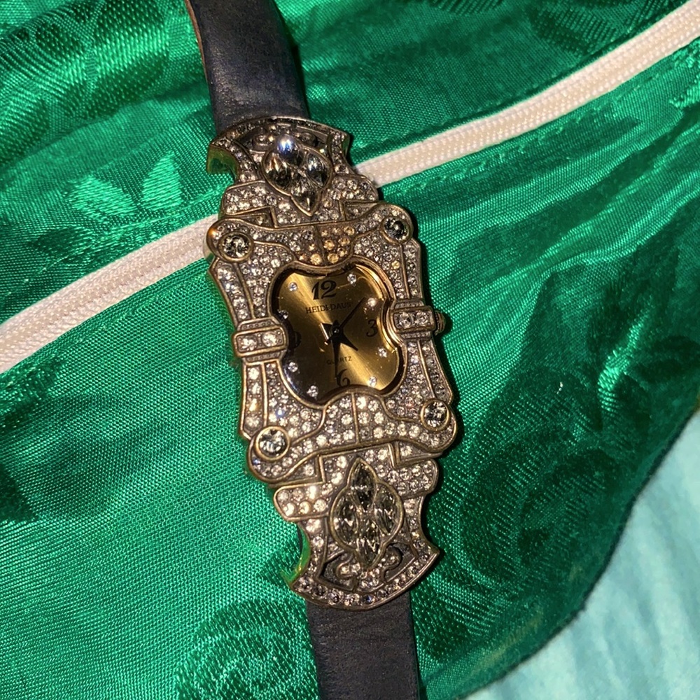 Vintage Heidi Daus Watch with leather band